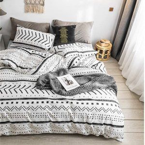 Hyprest Duvet Cover Set, Boho printed, King Size
